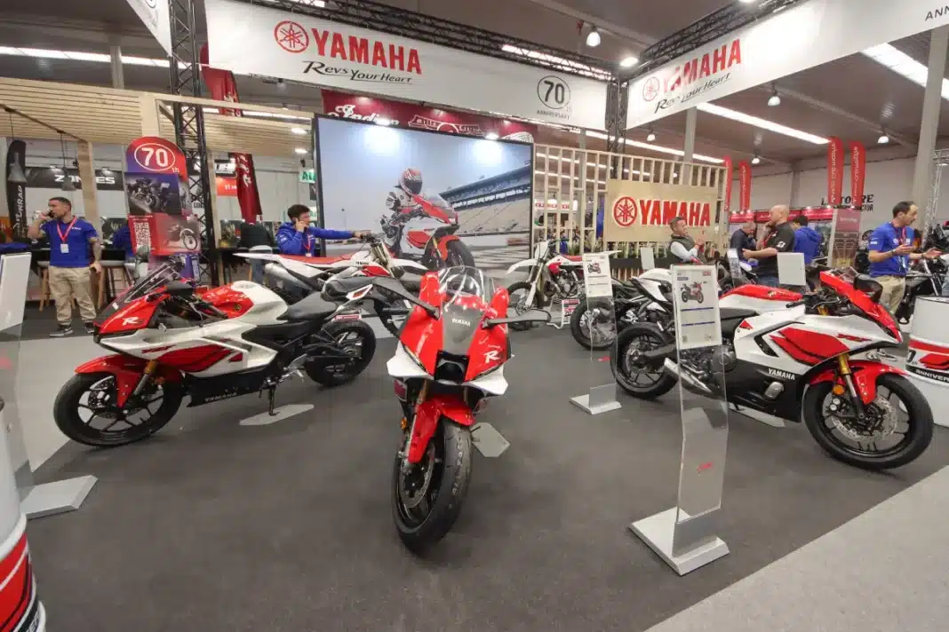Yamaha Madrid X Moto stand motos exposición Stand Yamaha en Madrid X Moto