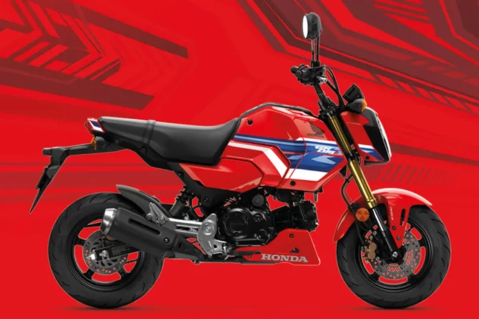 Honda MSX125 Grom 2026 decoración roja deportiva