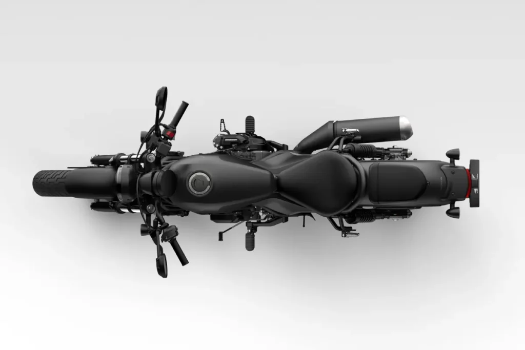 Una custom A2 que cambia sin embrague: Honda actualiza a fondo la Rebel 500 para 2027 3 Honda Rebel 500 2027 vista desde arriba con depósito, asiento y manillar en primer plano